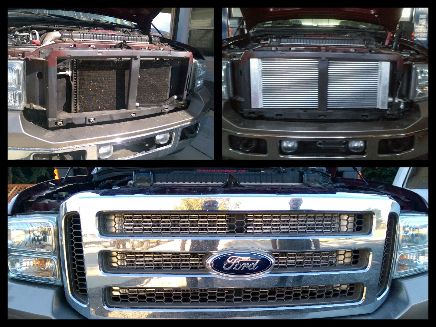 Modified Bulletproof Diesel Oil Cooler Relocation Pirate 4x4